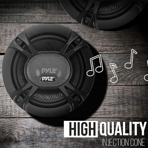 Pyle 2-Way Universal Car Stereo Speakers - 240W 4" Coaxial Loud Pro Audio Car Speaker Universal OEM Quick Replacement Component Speaker Vehicle Door/Side Panel Mount Compatible PL412BK (Pair), Black by Pyle - Image 7