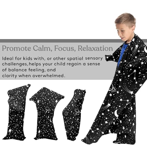 Sensory Sock,Small,3-5 Years, White Space Full Body Sock Provides Deep Pressure Input Sensory Toys for Autistic Children Perfect for Children with Sensory Processing Disorde - Image 5