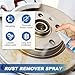 2026 New Year- Multi-Functional Quick-Acting Rust Removal Spray,100ML Portable Rust Remover Spray for Metal,Leave A Primed Surface Ready to Paint, Tools, Car, Hardware (100ml*3)