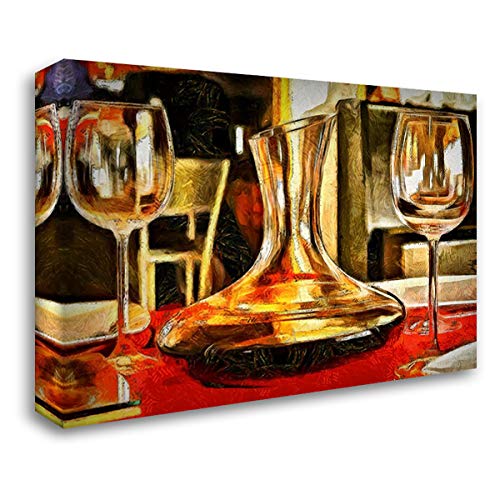 ArtDirect Table For Two 18x14 Gallery Wrapped Canvas Museum Art by Bolokofsky, Ronald