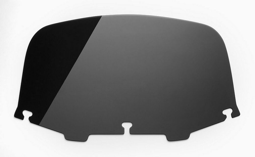 Dragonfly Cycle Concepts 17102-11 10” Smoked Windshield for Harley Davidson Batwing Fairings, Electra Glide Standard, Classic, Ultra Classic and Street Glide
