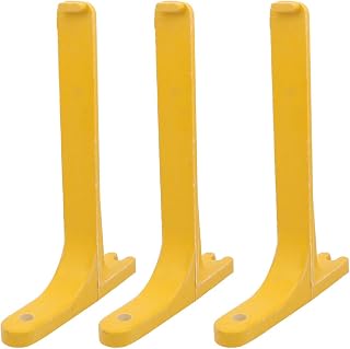 Aexit 3 Pcs Transmission High Strength FRP Cable Bracket 250mm Long Screw Type Yellow