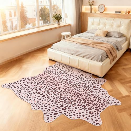 Tapete Decorativo Animal Print Leopardo 140x133 cm miniatura 5