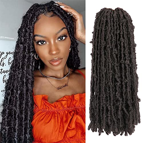 Dreadlocks au crochet cheveux synthétiques longs extensions tresses pré-bouclées 1B 6 packs