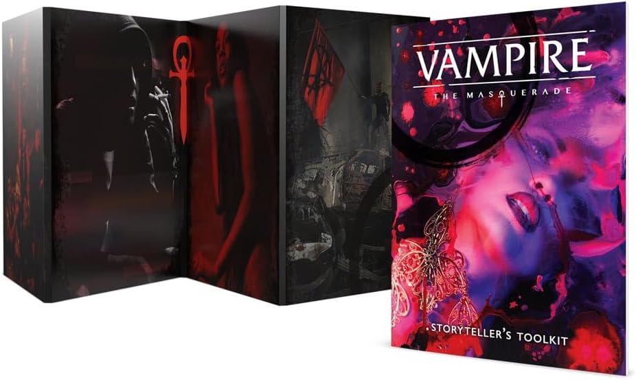 Vampire The Masquerade 5th Edition: Storyteller’s Screen & Toolkit | Roleplaying Game Accessory | Ages 18+