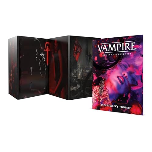 Renegade Game Studios | Vampire The Masquerade 5th Edition: Storyteller’s Screen & Toolkit | Roleplaying Game Accessory | Ages 18+