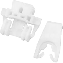 front door window regulator clip 2 Pack Front Door Glass Regulator Fixing Clips White Abs For Renault for CLIO 1998-2006 Oe 7700842241 7700842240 Car Window Repair Parts
