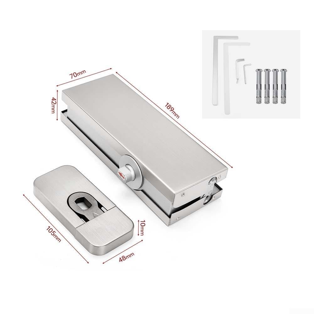 Sistema idraulico a chiusura automatica per porte a doppia azione, supporta una gamma di peso di 99,8 kg, adatto a telai in legno e acciaio fino a 97 cm di larghezza, funzionamento silenzioso (233)