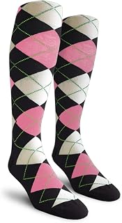 Golf Knickers Colorful Knee High Argyle Cotton Socks For Men Women and Youth (AAA-ZZZ)