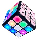 Kidbro Light Up Galaxy Cube Game - Flashing Handheld Simon Says Brain & Memory Games for Kids - Sens