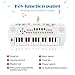 aPerfectLife Kids Keyboard Piano, 32 Keys Multifunction Electric Keyboard Piano for Kids, Kids Piano Musical Instruments Gift Toy for 3 4 5 6 7 8 Year Old Boys and Girls (White)
