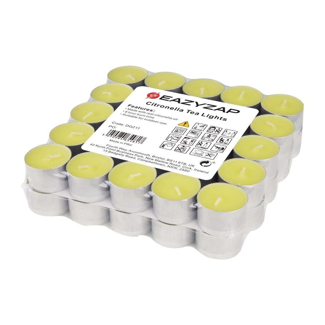 Eazyzap Citronella Teelichter (75 Stück)