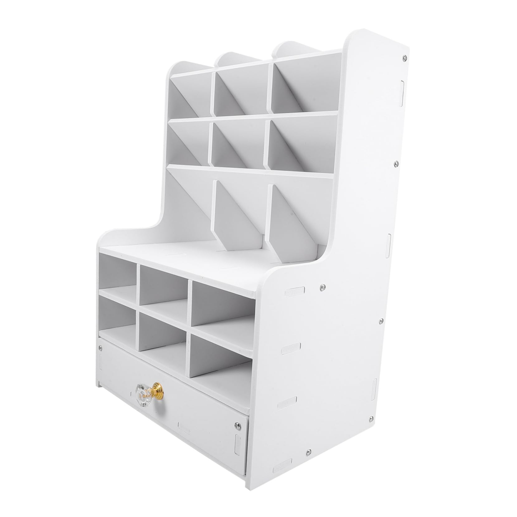 Organizer per Penne da Scrivania Organizer da Tavolo in Pvc Scomparti Multipli per Cancelleria e Penne