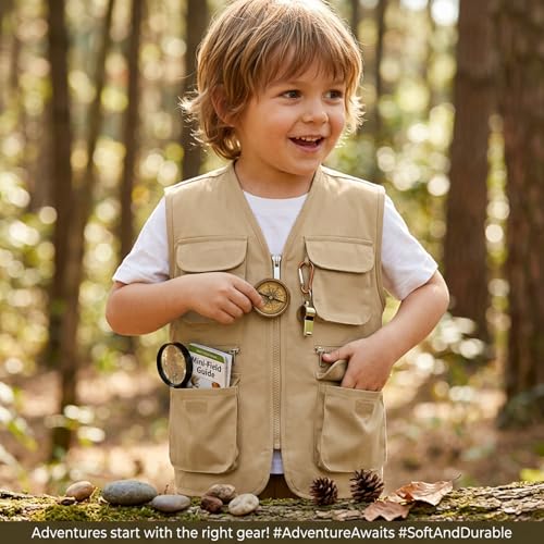 Chaleco de pesca para niños de secado rápido y chaleco montaña outdoor 7