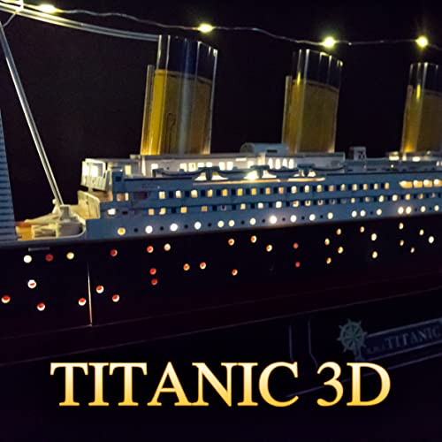 3D Puzzle Kinder - Titanic Modell | 3D Puzzle Erwachsene | Titanic Spielzeug | Geschenk Für Kinder Ab 8 Jahre | 266 Stücke | DIY – Ansicht 2