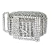 Produktbild TonJin Silber kristall strass taille gürtel funkelnde diamante kette gürtel mode bund zubehör für frauen kleid jeans