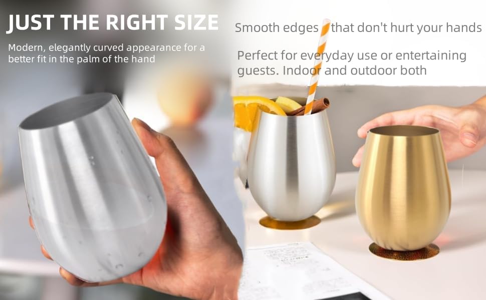 Sip in Style: The Perfect Stainless Steel Stemless Wine Glass for Any Adventure