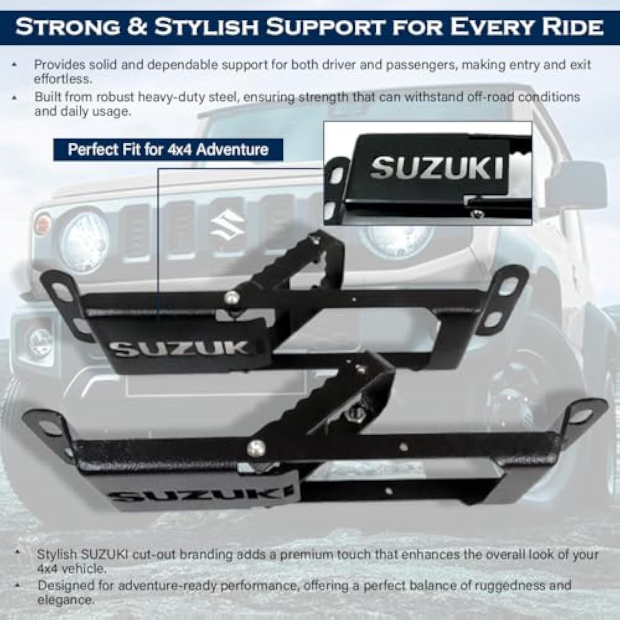 Foldable Car Door Step for Suzuki 4x4 Jimny
