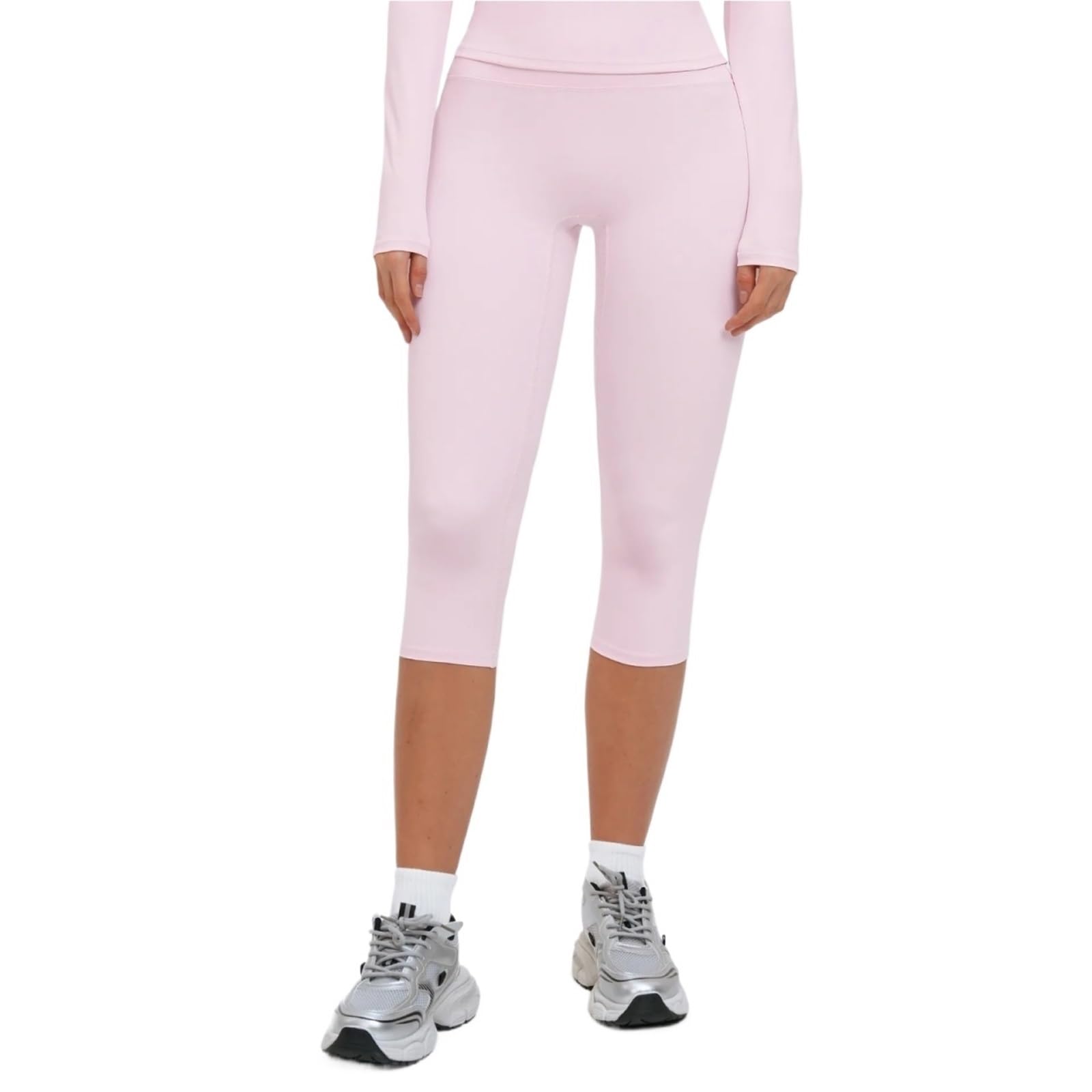 Mallas Piratas Mujer Pantalones De Yoga De Cintura Alta