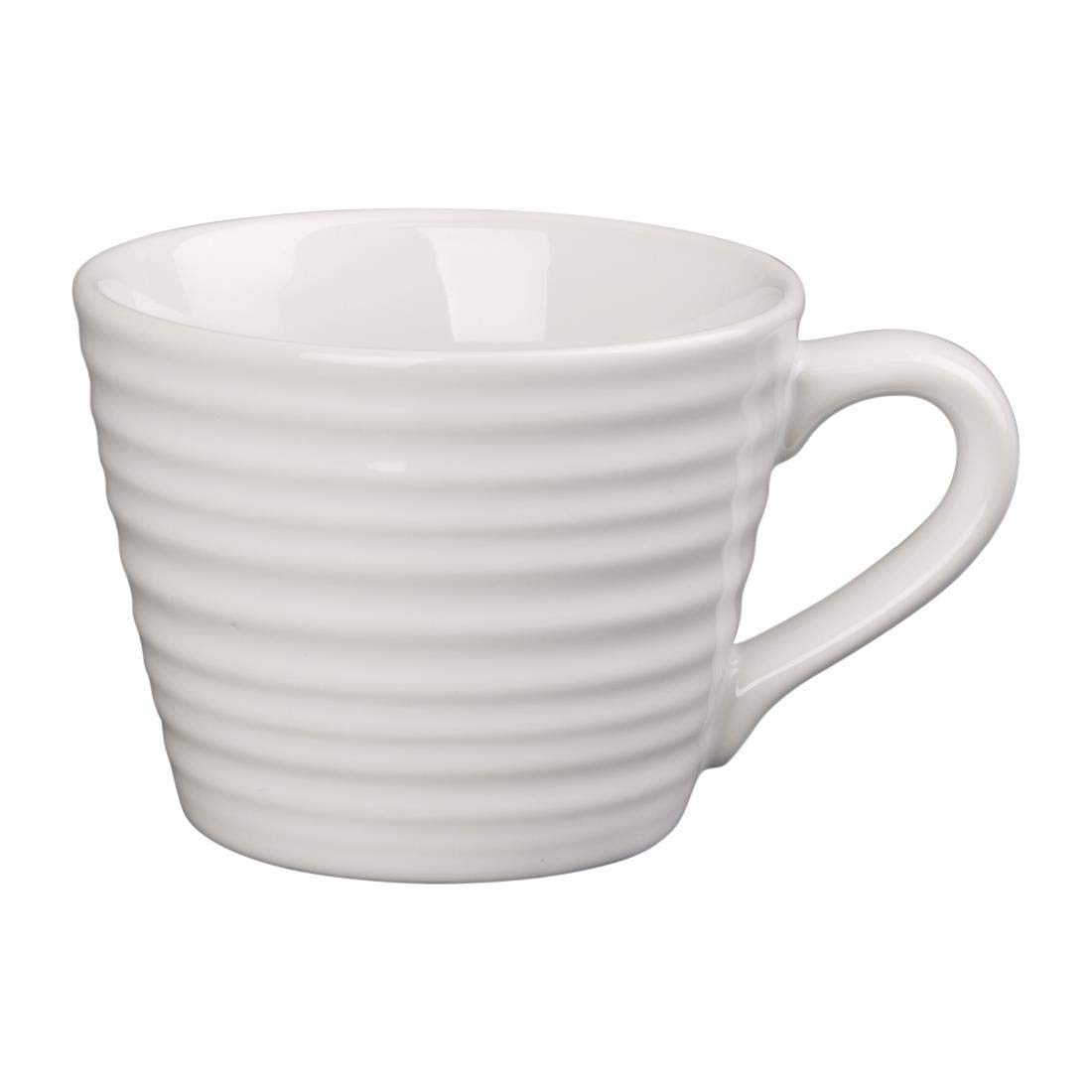 Olympia CAF Aroma-Tassen in Weiß, Steingut, 230 ml, 6 Stück