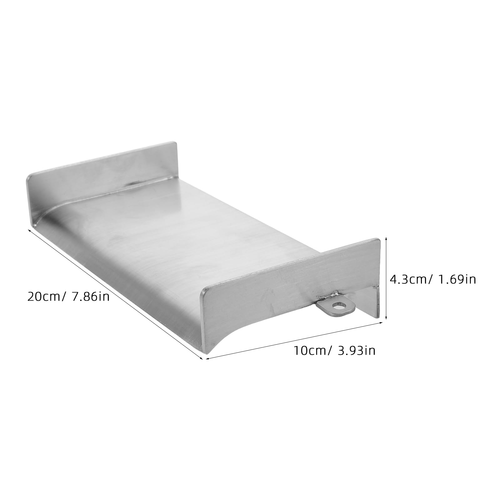 UPKOCH Canale di Scarico Cascata in Acciaio Inossidabile per Giardino Esterno, Fontana da Giardino Flusso Regolare e Design Moderno, per Piscina e Paesaggio