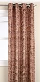 Fiber Content: 100% Polyester Editex Home Textiles Barbara Window Panel, 52 by 63-Inch, Burgundy