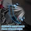 Smoke Wide Wind Deflector for Touring,Side Wind Windshield Fairing Air Deflectors Compatible with Harley 2015-2021 Touring Road Glide Special FLTRXS FLTRX CVO Ultra FLTRUSE Ultra FLTRU Limited