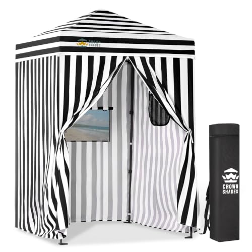 CROWN SHADES 5'x5' Pop Up Changing Tent, Patented One-Push...