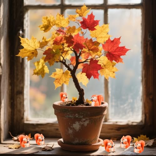 FCKLVMC 100 Pcs 2.1 x 1.4 cm Mini Squirrel Figurines Decor by FCKLVMC - Image 7