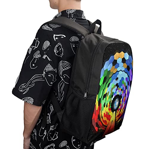 Sac à dos de mode décontracté 17" imprimé en 3D grand confort - 4