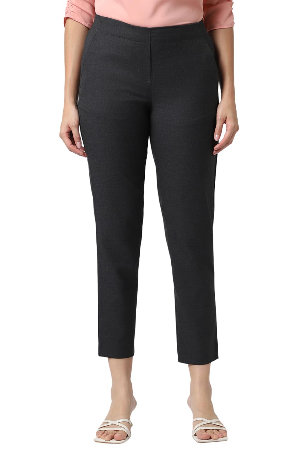 van heusen Women's High Rise Regular Work Utility Pants-picture-34