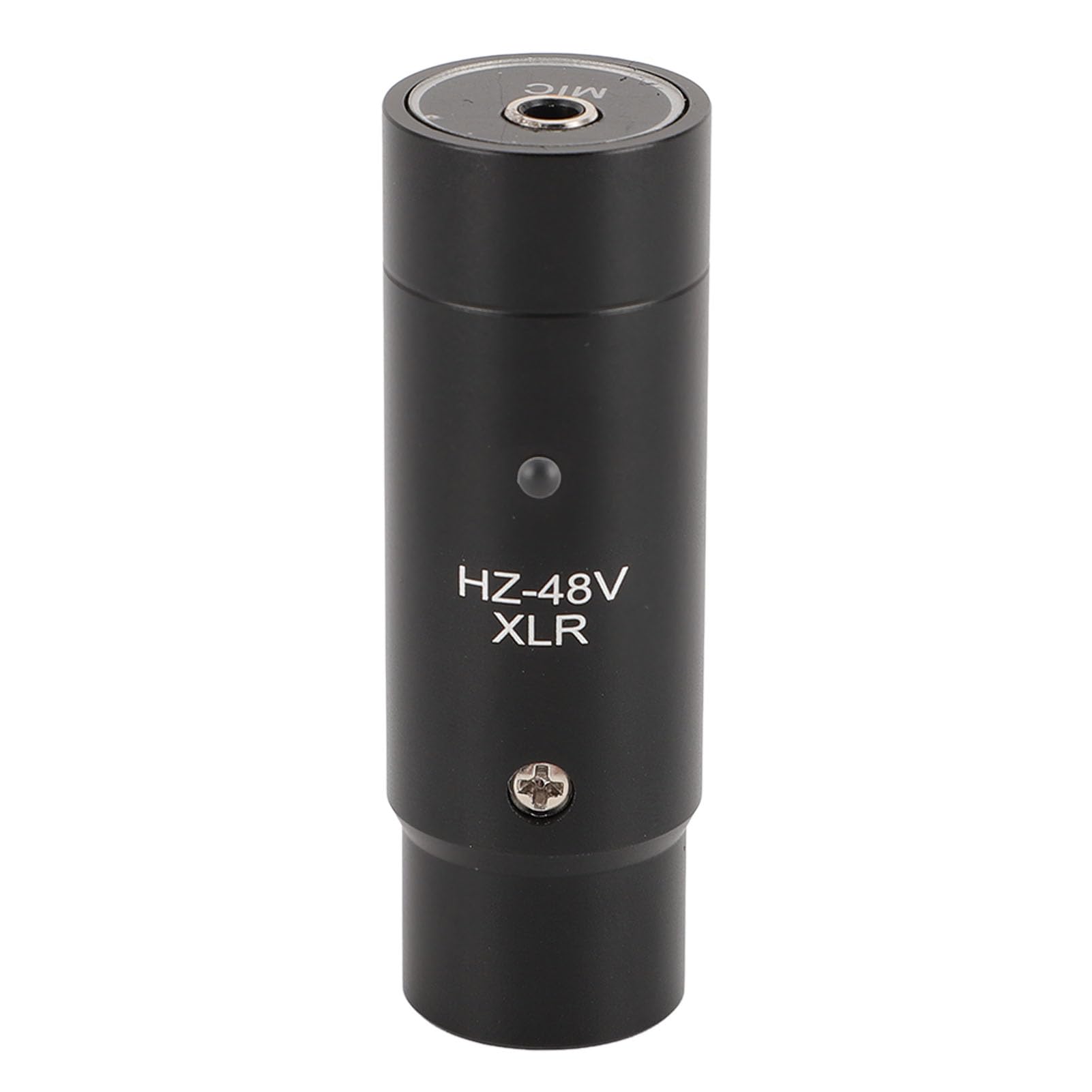 Symmetrischer Signalausgang 48 V Phantomspeisung, XLR-Stecker-Adapter für Kopfhörer, Lavalier-Mikrofone, Instrumenten-Kondensatormikrofone, Hergestellt aus Alu
