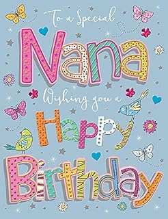 Birthday Card Nana - 8 x 6 inches - Regal Publishing