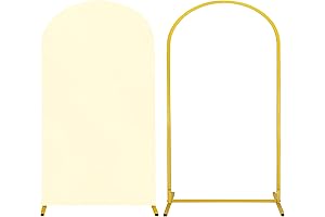 7.2 FT Gold Metal Arch Backdrop Stand