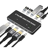 8Ｋ USB KVM SWITCH 2 PORT Amazon.co.jp: FDBRO 2ポート 8K HDMI 2.1 KVM スイッチ 2入力1出力 8K