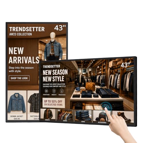 Image of 43 Inch Wall Mount Digital Signage Display