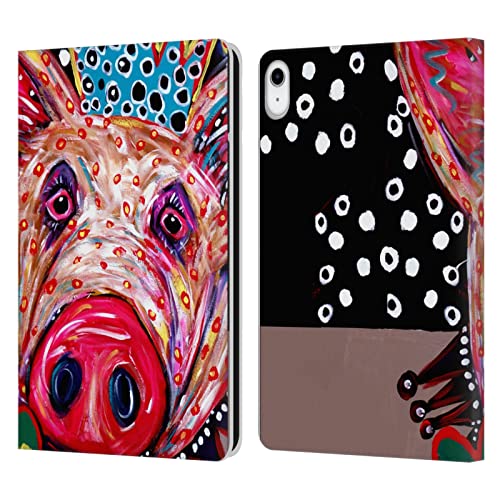 Étui portefeuille iPad 10.9 2022/2025 chic pour travailler au café avec style animalier