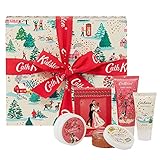 Cath Kidston Beauty Shine Bright Beauty Large Hamper Set (with 3 x 20g Bath Salts Sachets, 100 ml Hand Cream, 50 ml Body Lotion, 50 ml Hand Scrub & 50 ml Hand Balm)