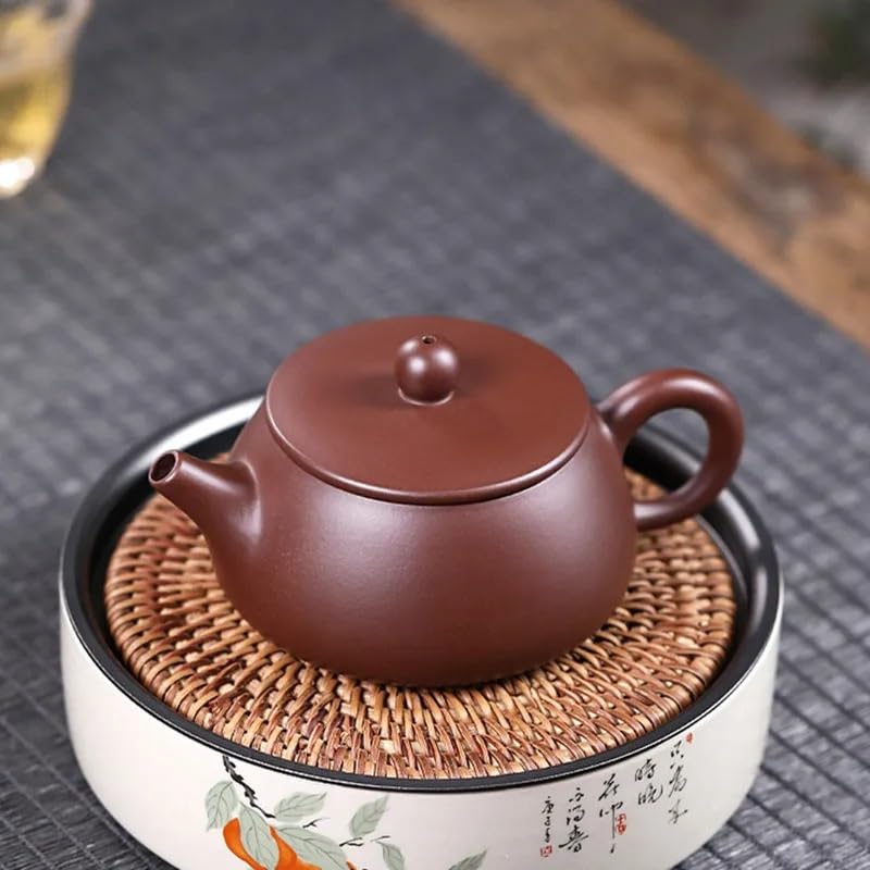 Czajniczek Kung Fu do robienia herbaty Chiński fioletowy gliniany zestaw do herbaty ręcznie wykonany filtr czajnik domowy luźna herbata liściasta stroma wielofunkcyjny ceramiczny czajniczek 170 ml