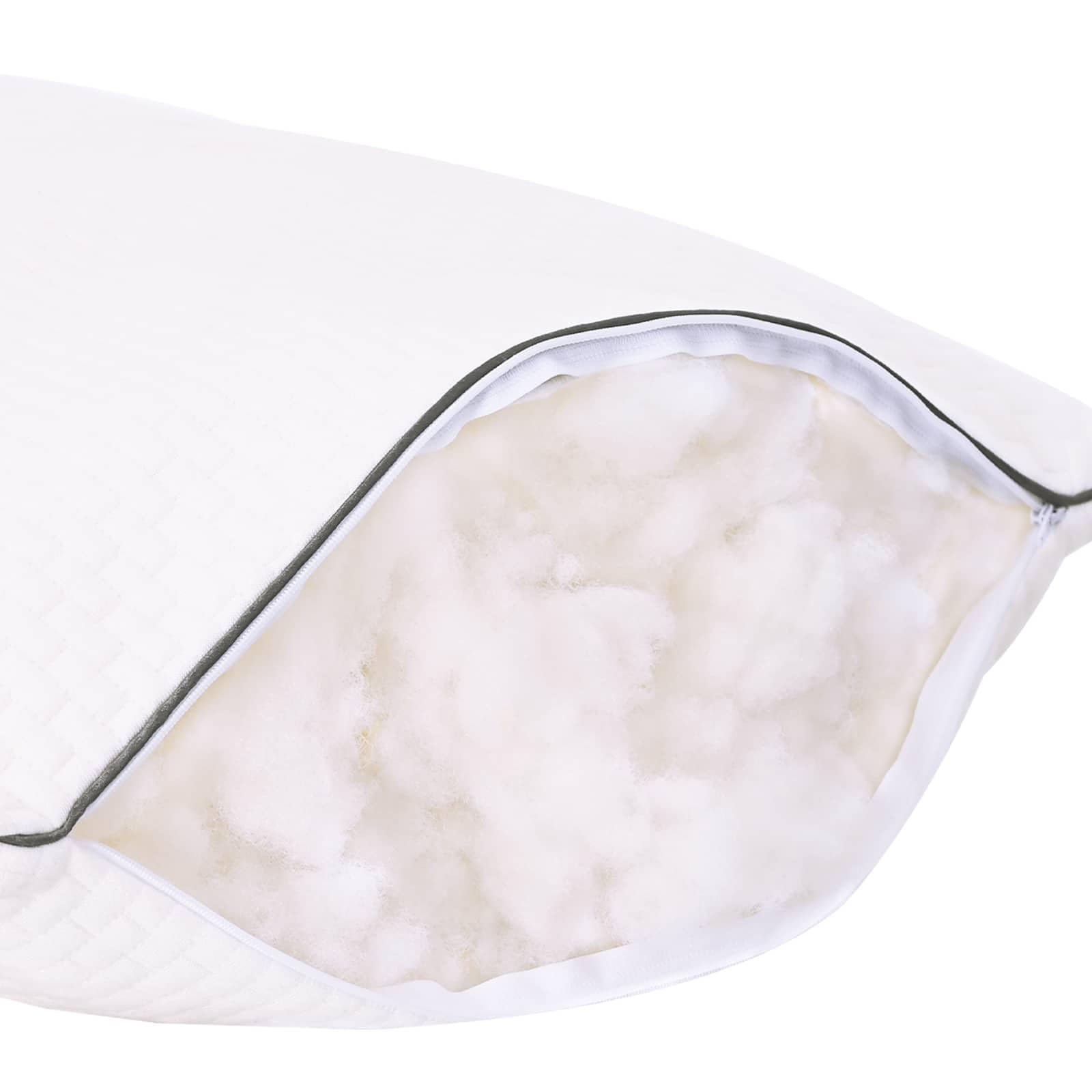 Wypełnienie włóknami, biały, poliester, 2,5 kg, materiał wypełniający do poduszek, zabawek, legowisk dla psów, wata do majsterkowania, wata tapicerska, dekoracyjna, oddychające wypełnienie