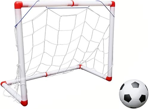 Alasum Mini balón de fútbol de interior Rayan Juguetes para niños Juguete para portería de fútbol para niños Fútbol Blanco Porterías de fútbol Mini