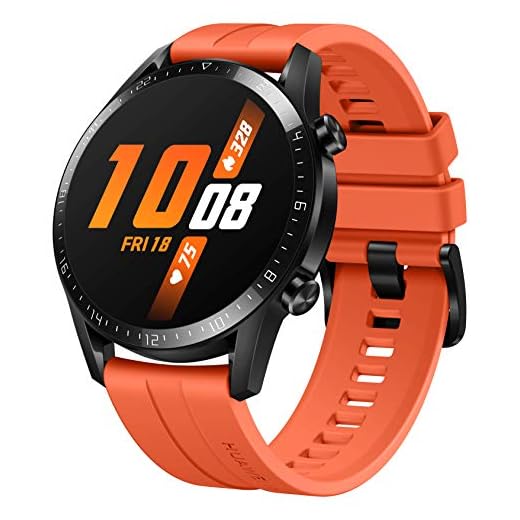 HUAWEI Watch GT 2 Sport Sunset Orange inklusive Geschenkgutschein [Exklusiv bei Amazon]