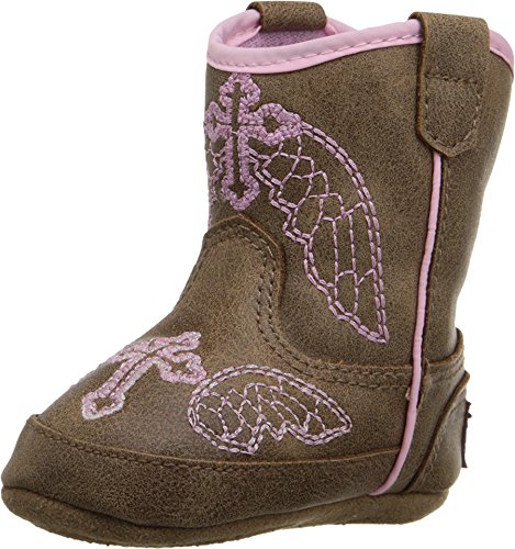 M&F Western Kids Baby Girl's Baby Bucker Gracie (Infant/Toddler) Brown/Pink 4 Toddler M