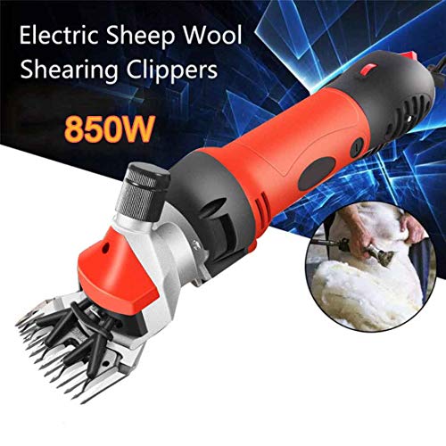 SHEARH Electric Wool Shear Shearing Clippers 850W Heavy Duty Animal 6 Speed 13