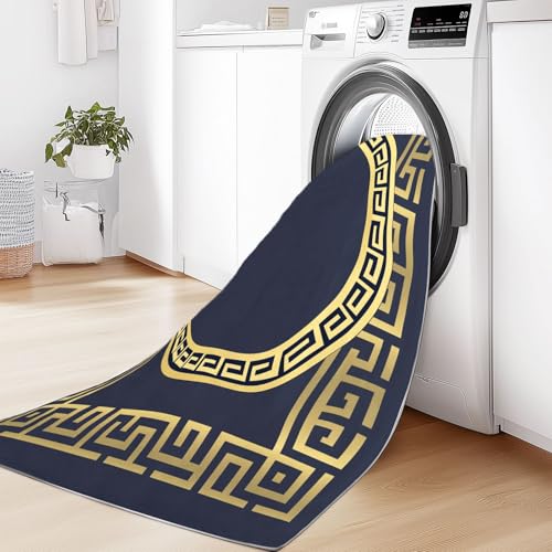 Tapis lavable moderne doré antidérapant pour chambre et salon