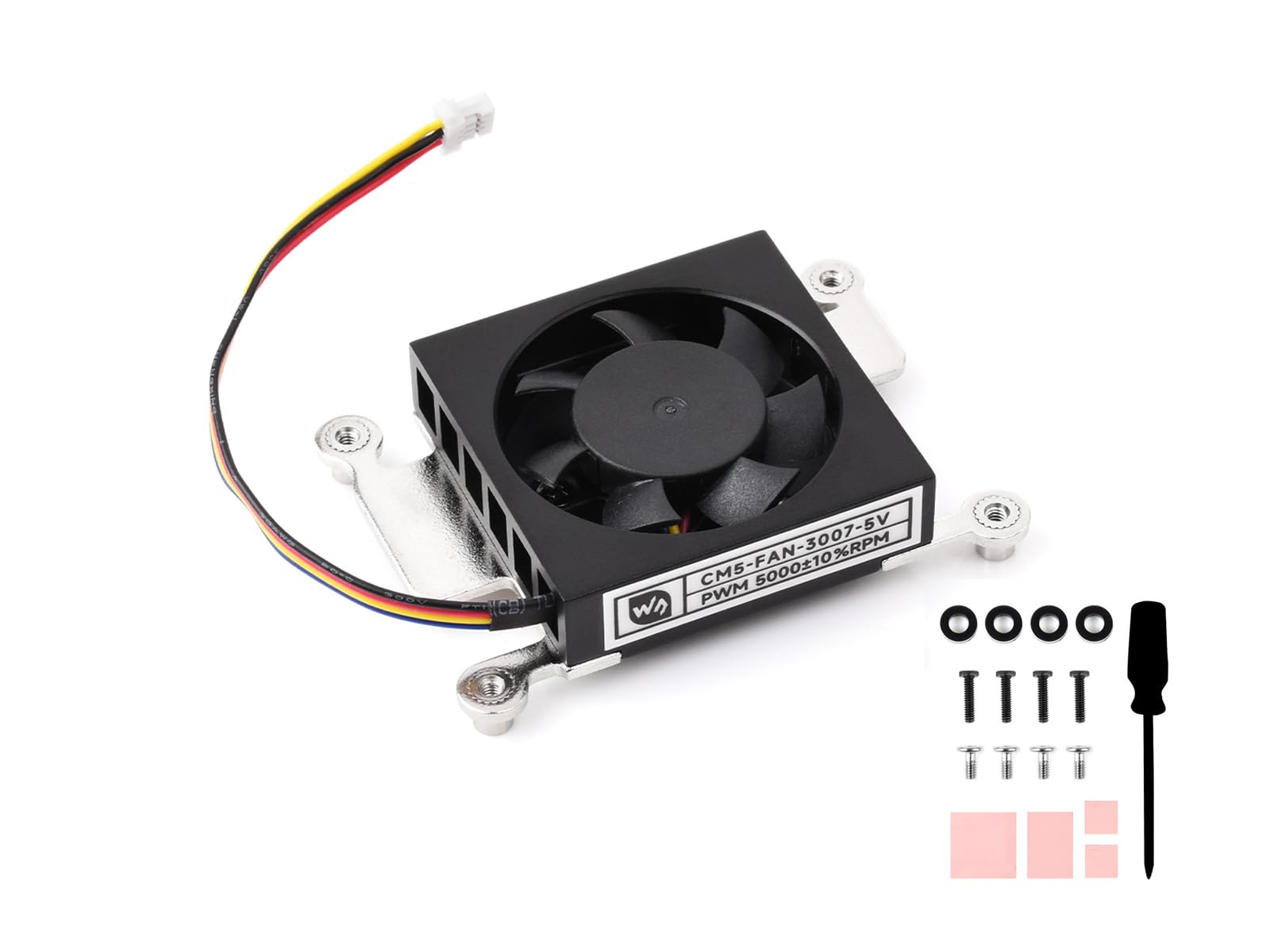 Amazon.co.jp: Waveshare Raspberry Pi CM5冷却ファン、500010%RPM、5V