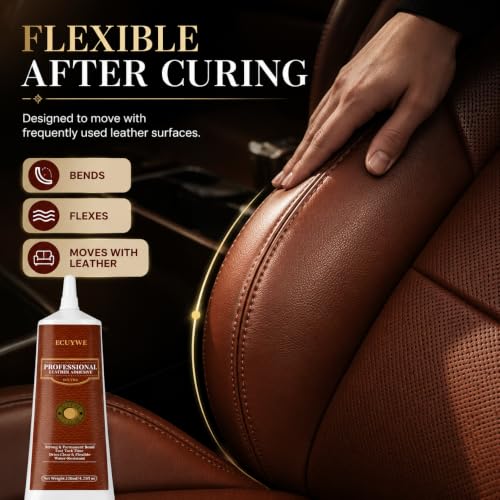 Wqapey Leather Glue 4.32oz Flexible