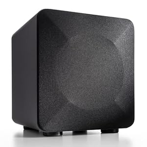Audioengine S6 210W Compact Powered Mini Subwoofer- Powerful Bass in a Small Package – Great for Desktops, Apartments, Offices and Gaming Setups
