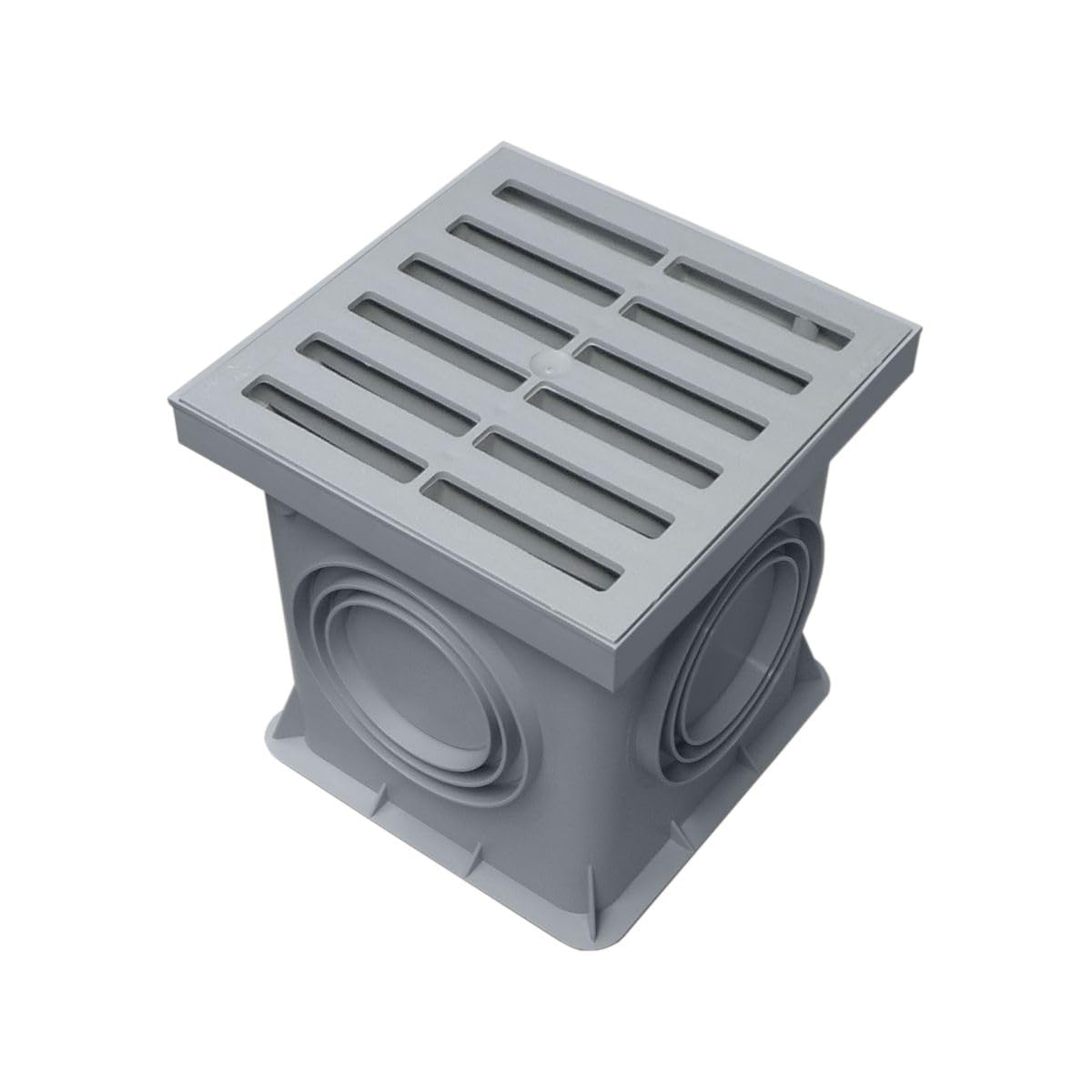 Marley Einlaufschacht + Grille en Fonte 200x200mm Ecoulement Vidange D