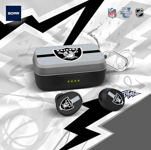 Image of SOAR NFL Wireless Sport Earbuds: Comfortable Fit & Convenient Charging